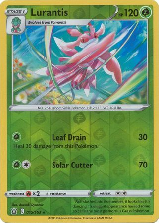 Battle Styles - 015/163 - Lurantis (Reverse Holo)