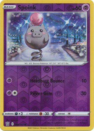 Battle Styles - 055/163 - Spoink (Reverse Holo)