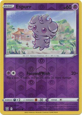 Battle Styles - 060/163 - Espurr (Reverse Holo)