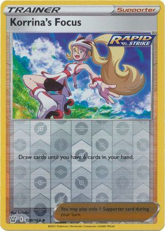 Battle Styles - 128/163 - Korrina's Focus (Reverse Holo)