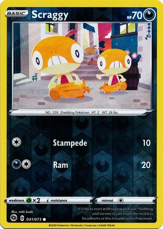 Champion's Path - 041/073 - Scraggy (Reverse Holo)