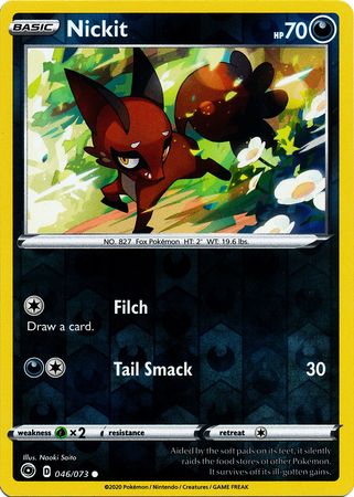 Champion's Path - 046/073 - Nickit (Reverse Holo)