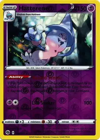 Champion's Path - 020/073 - Hatterene (Reverse Holo) Champion's Path - 020/073 - Hatterene (Reverse Holo)