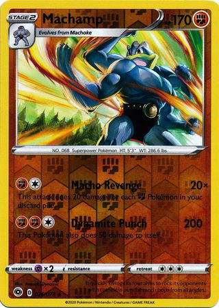 Champion's Path - 026/073 - Machamp (Reverse Holo)