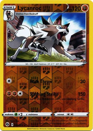 Champion's Path - 030/073 - Lycanroc (Reverse Holo)