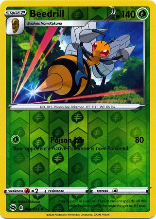 Champion's Path - 004/073 - Beedrill (Reverse Holo)