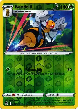 Champion's Path - 004/073 - Beedrill (Reverse Holo) Champion's Path - 004/073 - Beedrill (Reverse Holo)