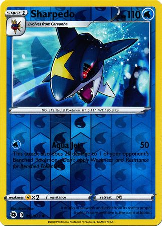 Champion's Path - 012/073 - Sharpedo (Reverse Holo)