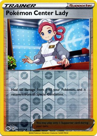Champion's Path - 060/073 - Pokémon Center Lady (Reverse Holo)
