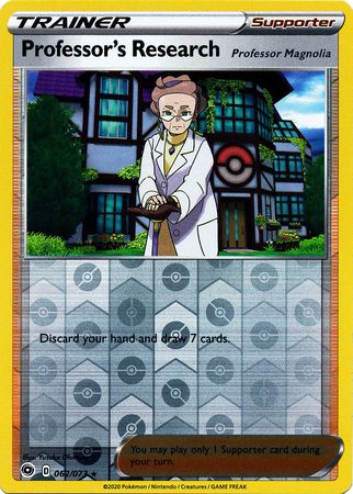 Champion's Path - 062/073 - Professor's Research - Professor Magnolia (Reverse Holo)