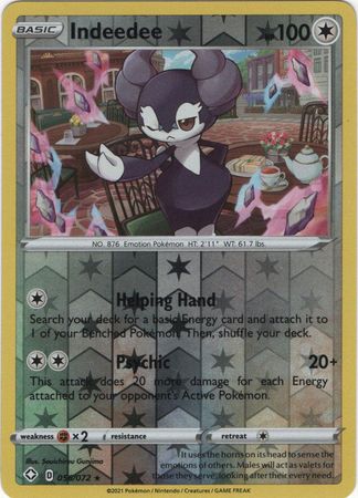 Shining Fates - 056/072 - Indeedee (Reverse Holo)