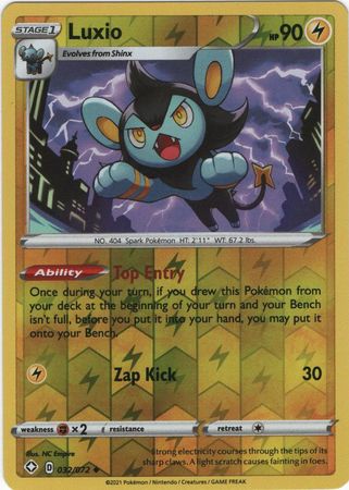 Shining Fates - 032/072 - Luxio (Reverse Holo)