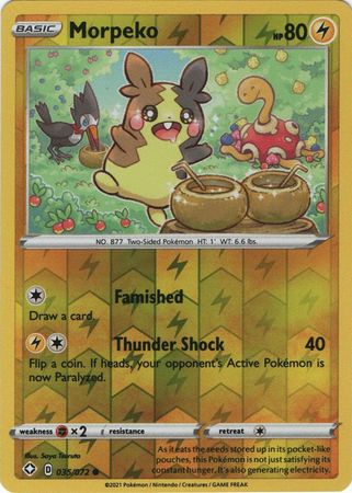 Shining Fates - 035/072 - Morpeko (Reverse Holo)