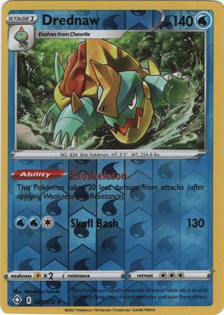 Shining Fates - 027/072 - Drednaw (Reverse Holo)