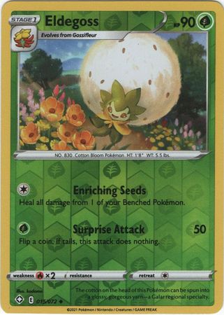 Shining Fates - 015/072 - Eldegoss (Reverse Holo)
