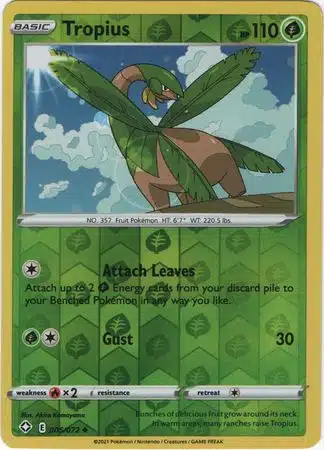 Shining Fates - 005/072 - Tropius (Reverse Holo)