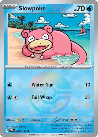 Prismatic Evolutions - 018/131 - Slowpoke (Poké Ball Holo)