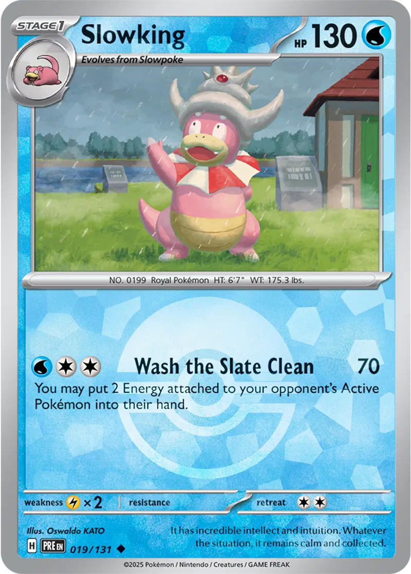 Prismatic Evolutions - 019/131 - Slowking (Poké Ball Holo)