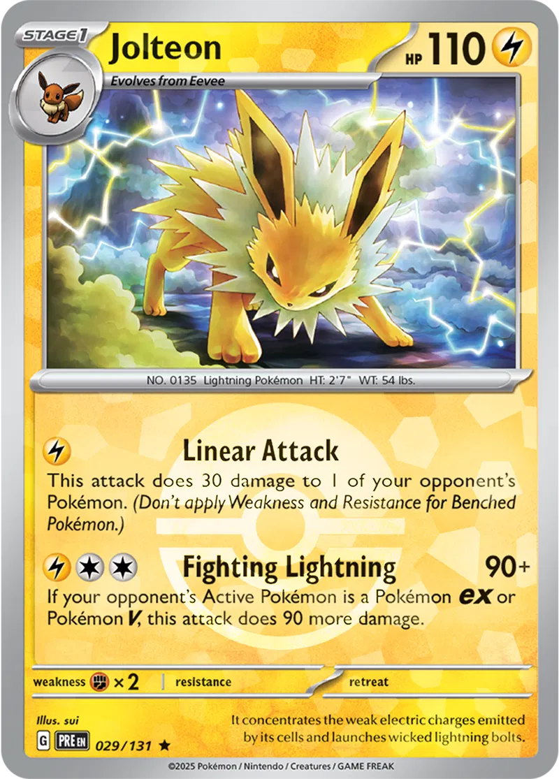 Prismatic Evolutions - 029/131 - Jolteon (Poké Ball Holo)