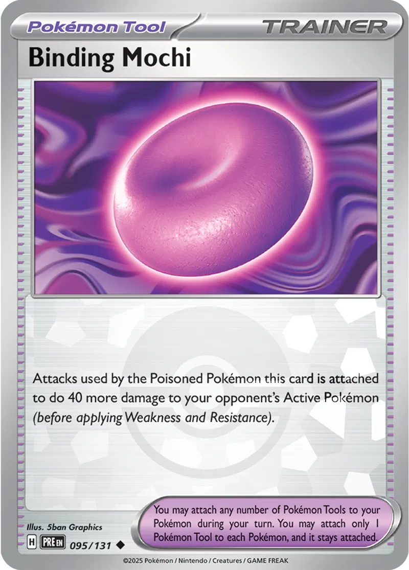 Prismatic Evolutions - 095/131 - Binding Mochi (Poké Ball Holo)