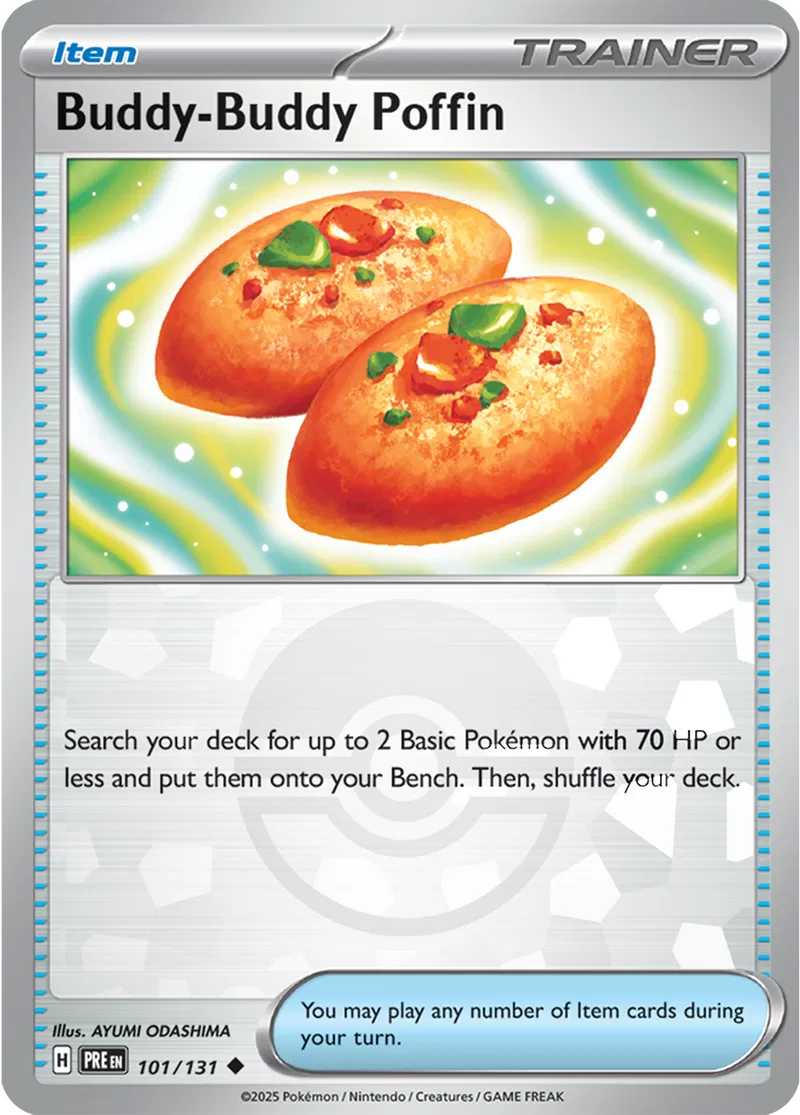 Prismatic Evolutions - 101/131 - Buddy-Buddy Poffin (Poké Ball Holo)