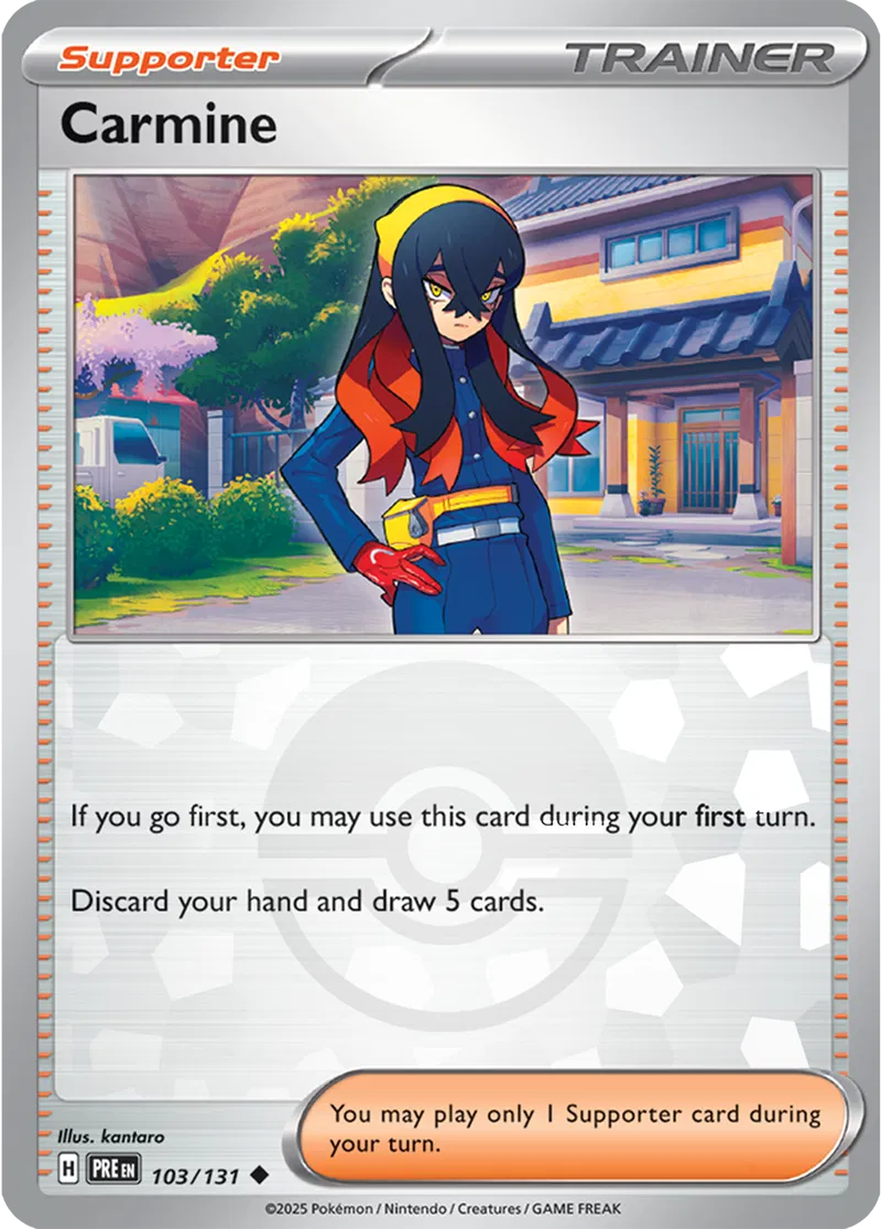 Prismatic Evolutions - 103/131 - Carmine (Poké Ball Holo)