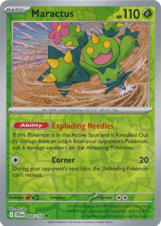 Journey Together - 008/159 - Maractus (Reverse Holo)