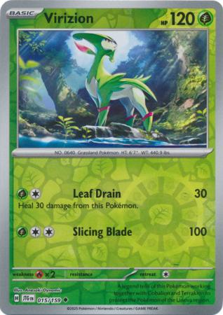 Journey Together - 015/159 - Virizion (Reverse Holo)