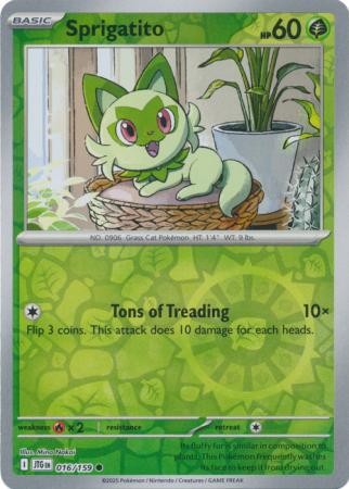 Journey Together - 016/159 - Sprigatito (Reverse Holo)