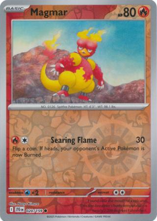 Journey Together - 020/159 - Magmar (Reverse Holo)