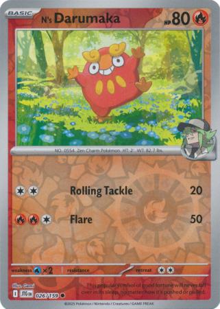 Journey Together - 026/159 - N's Darumaka (Reverse Holo)
