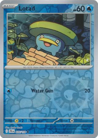 Journey Together - 035/159 - Lotad (Reverse Holo)