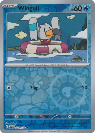 Journey Together - 038/159 - Wingull (Reverse Holo)