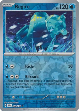 Journey Together - 042/159 - Regice (Reverse Holo)