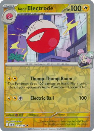 Journey Together - 048/159 - Iono's Electrode (Reverse Holo)