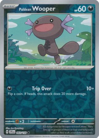 Journey Together - 093/159 - Paldean Wooper (Reverse Holo)