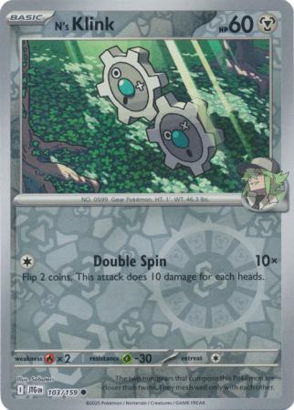 Journey Together - 103/159 - N's Klink (Reverse Holo)