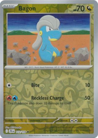 Journey Together - 112/159 - Bagon (Reverse Holo)