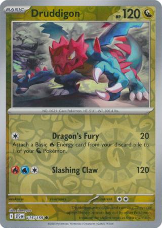 Journey Together - 115/159 - Druddigon (Reverse Holo)