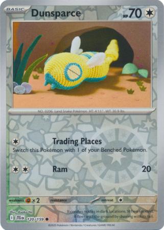 Journey Together - 120/159 - Dunsparce (Reverse Holo)