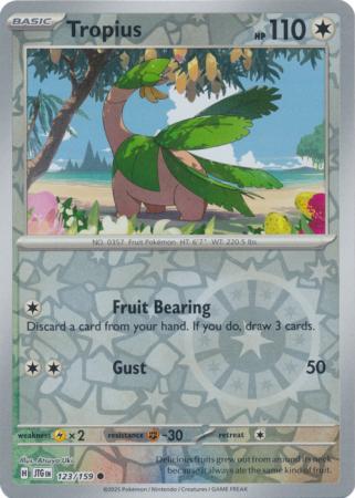 Journey Together - 123/159 - Tropius (Reverse Holo)