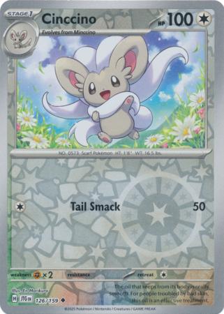 Journey Together - 126/159 - Cinccino (Reverse Holo)