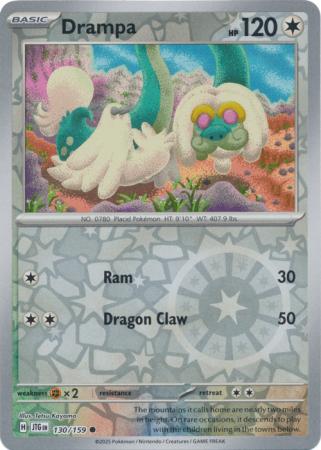 Journey Together - 130/159 - Drampa (Reverse Holo)