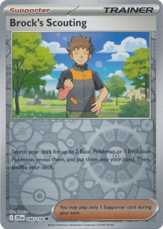 Journey Together - 146/159 - Brock's Scouting (Reverse Holo)