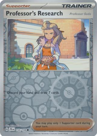 Journey Together - 155/159 - Professor's Research (Professor Sada) (Reverse Holo)