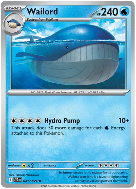 Journey Together - 041/159 - Wailord (Holo)