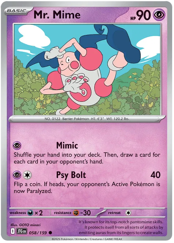 Journey Together - 058/159 - Mr. Mime