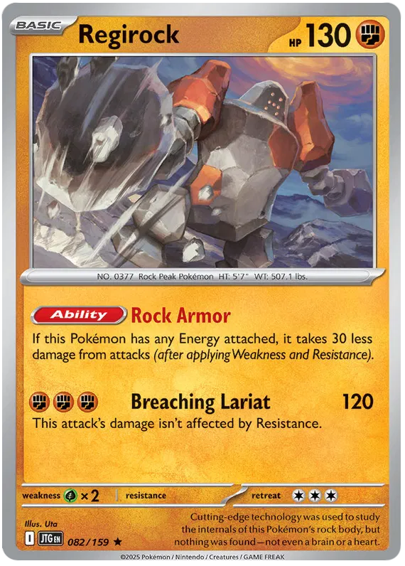 Journey Together - 082/159 - Regirock (Holo)
