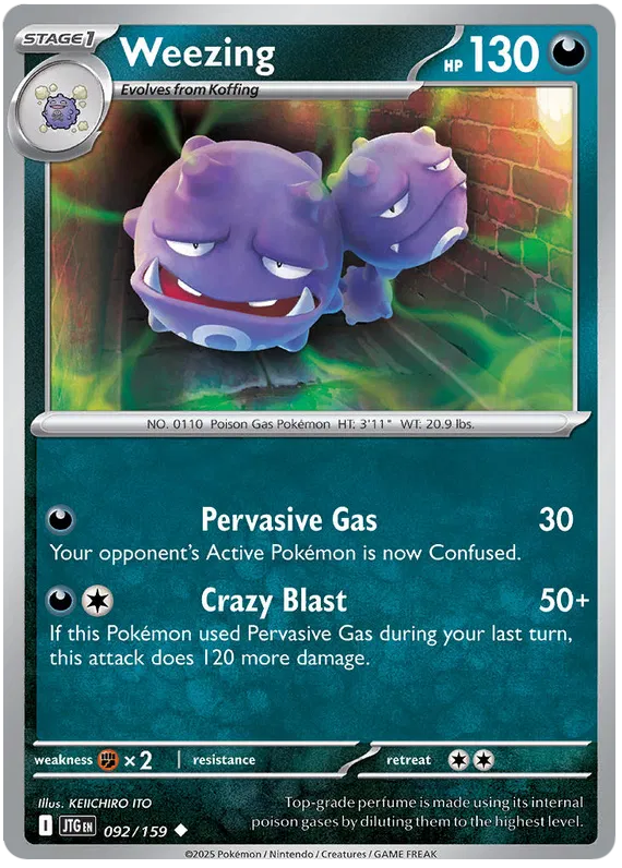 Journey Together - 092/159 - Weezing