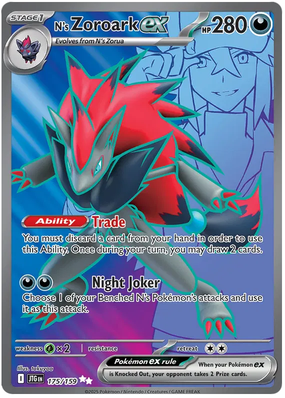Journey Together - 175/159 - N's Zoroark ex
